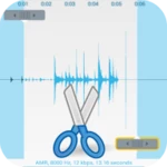 mp3 cutter:ringtones maker android application logo